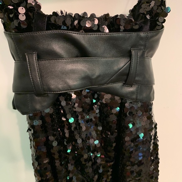 Julia Allert Occasion Black sequins trousers size Large - Picture 11 of 16